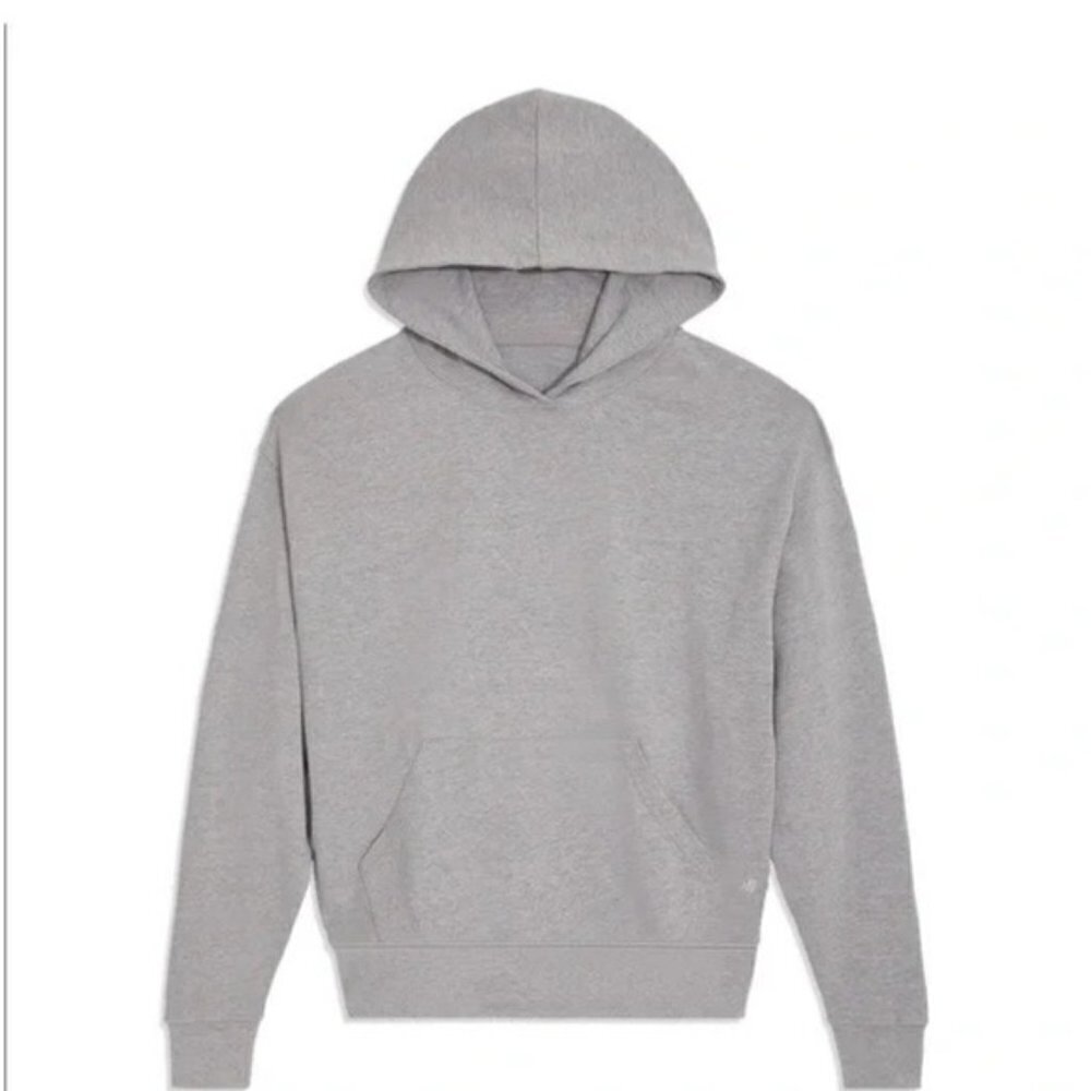 WeWoreWhat Heather Gray Oversized boxy slouchy drop shoulder Hoodie XS